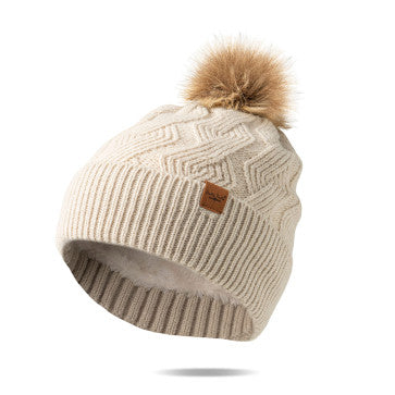 Mainstay Collection Pom Hat With Plush Lining
