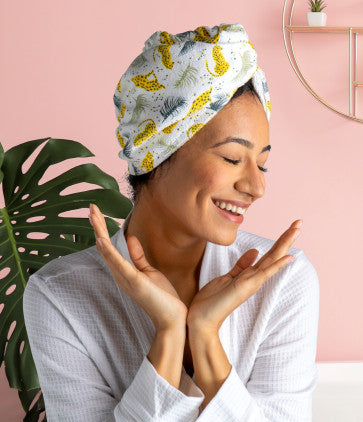 Microfiber Turbo Towel with Button Closure | Plot Twist