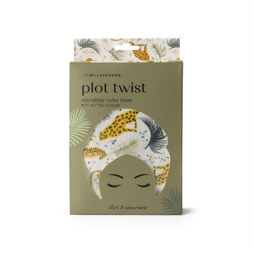 Microfiber Turbo Towel with Button Closure | Plot Twist