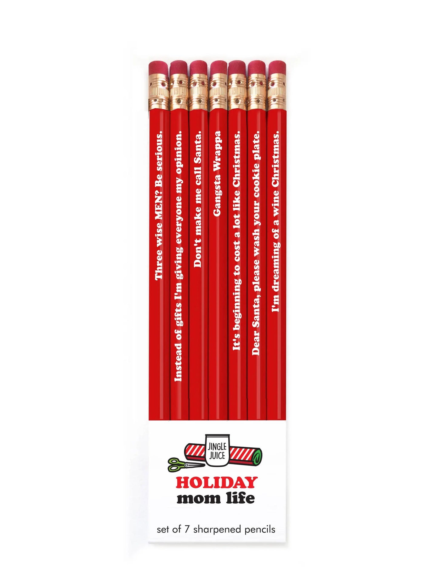 Pencil Set - HOLIDAY MOM LIFE PENCIL SET
