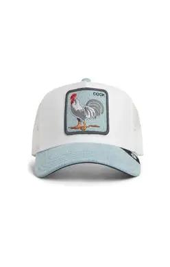 Denim Rooster Trucker Hat