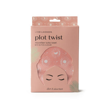 Microfiber Turbo Towel with Button Closure | Plot Twist