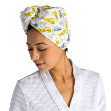 Microfiber Turbo Towel with Button Closure | Plot Twist